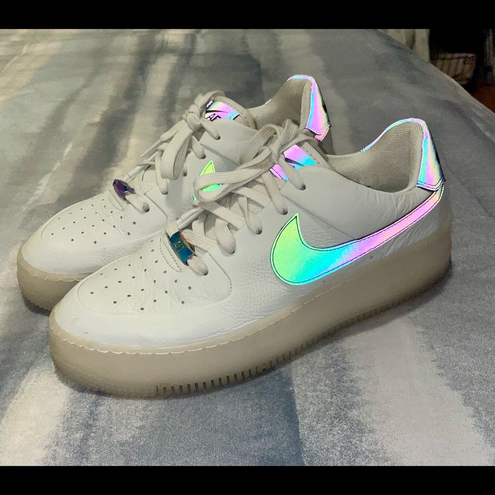Nike Air Force 1 Sage Low LX Spruce Aura Iridescent AR5409 003 Women’s Size 10